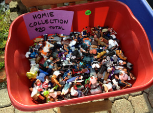 Homie Collection at garge sale