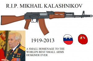 homenage to Mikhail Kalashnikov by caiobrazil