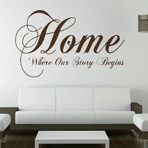 ... Wall Sticker / Decal Transfer / Mural Graphic Ar Stencil SML/BLK niq7
