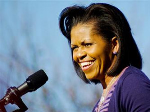 Michelle Obama speaking