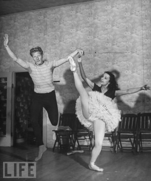 Danny Kaye & Tamara Toumanova dancing together in 1944. Beautiful ...