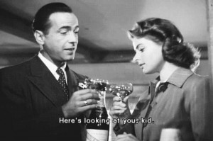 ... classic, humphrey bogart, ingrid bergman, old hollywood, quote, text