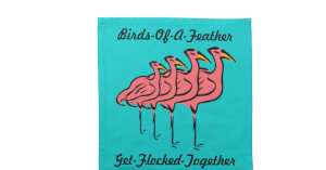 whimsical_funny_flamingo_sayings_cocktail_napkins ...