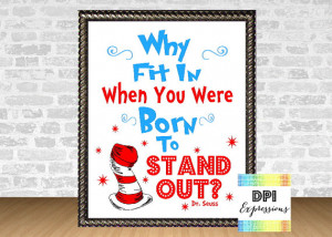Dr. Seuss Quote Art Print, 