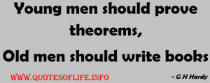 Young-men-should-prove-theorems-old-men-should-write-books.-Godfrey ...