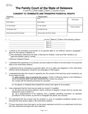 Parental Rights Termination Forms