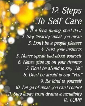 12 Steps to Self Care