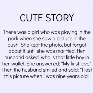 How cute can this love story be? Do you have any love stories you’d ...