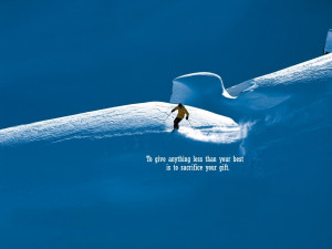 Sacrifice Your Gift Inspirational Quotes Wallpaper HD free download