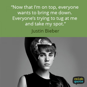 Justin Bieber Quote (About life, success)