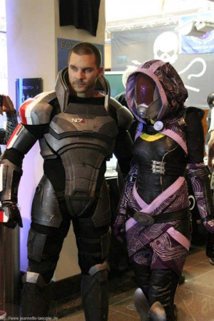 Mass Effect - Shepard and Tali’Zorah by Ben Schamma and Maja ...