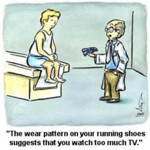 Funny Running Posts [21-40]:Wear Pattern On Shoes