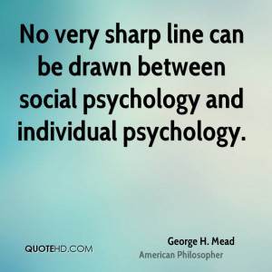 George H. Mead Quotes