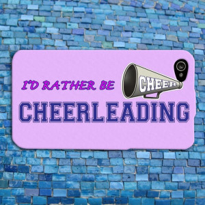 ... Cheerleader Cheer Quote Girly Funny Rubber Phone Case iPhone 4 4s 5 5c