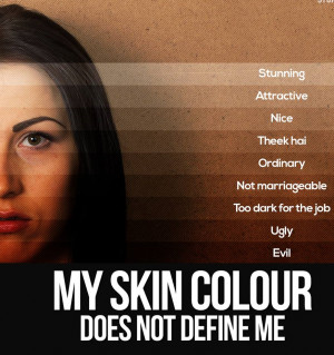 My skin color does not define me….