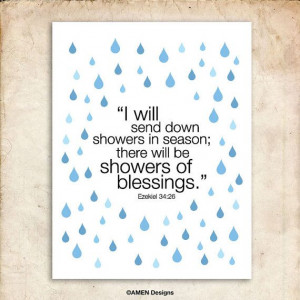 ... Verse & Gift: Bible Verse to Attach to an Umbrella. Ezekiel 34:26