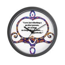 Funny Positive quotes Wall Clock