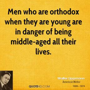 ... they are young are in danger of being middle-aged all their lives