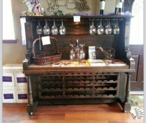 Great old piano turned wine rack!Ideas, Wine Racks, Piano Bar, S'More ...