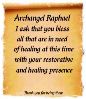 Prayer to Archangel Raphael in need of healing