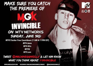 MGK Invincible Video Premiere