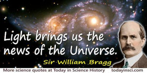 Science Quotes by Sir William Bragg (6 quotes)