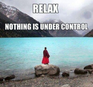 Relax...nothing's under control!