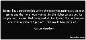 More Jason Marsden Quotes