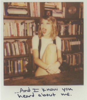 TAYLOR SWIFT – 1989 Album Polaroids