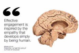 Effective Engagement is inspired by the empathy that develops simply ...