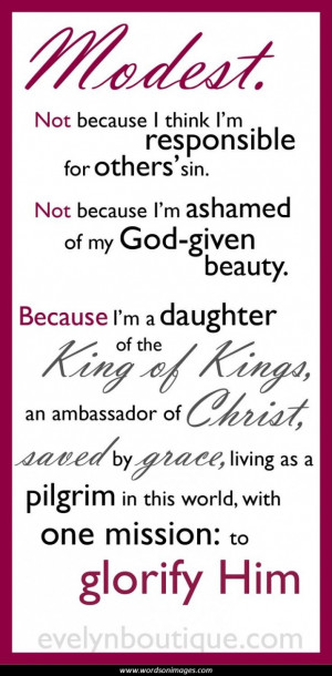 Modesty quotes