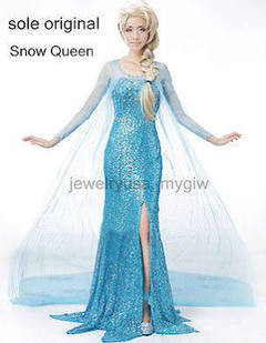Queen Elsa Inspired Prom Dress