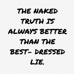 Trust, truth, honesty, lies quote
