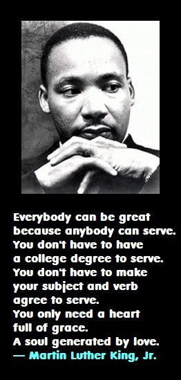 Martin Luther King on Service