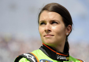 NASCAR driver Danica Patrick waits to get in her car during the NASCAR ...