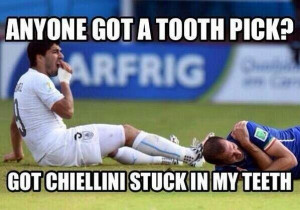 Luis Suarez Biting Memes Feast On Twitter After Chiellini Snack