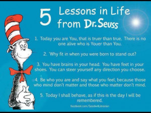 You have to trust Dr Seuss