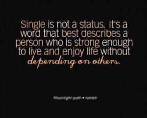 livin' the single life quote