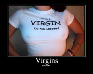 virgin disappointed virgins slight slight possibility girl hold breath ...