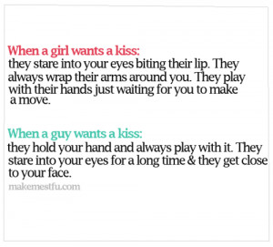 When a Guy & a Girl wants a kiss :*FOLLOW SAYING IMAGES FOR MORE ...