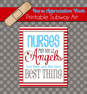 Brighten a Nurse's Day with this Free Printable Subway Art