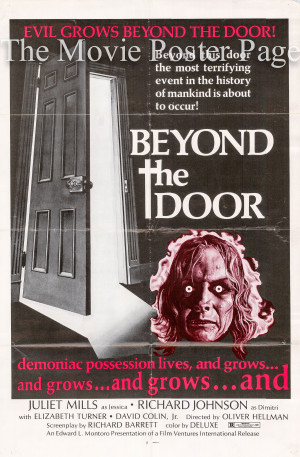 Beyond the Door (1974) - (Juliet Mills) Style A one-sheet, F, EX $35 *