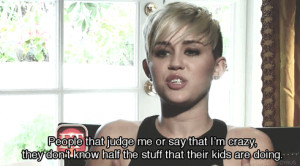 miley cyrus crazy kids quotes animated GIF