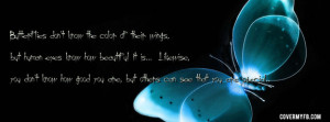 Butterfly Quote Facebook Cover