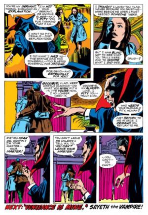 Gene Colan and Marv Wolfman, Tomb of Dracula #28