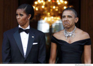 Barack Obama and Michelle Face Swap