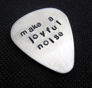 make a joyful noise... customized / personalized handstamped aluminum ...