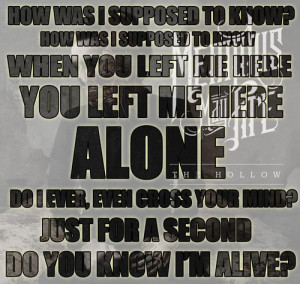 Memphis May Fire #The Abandoned #Lyric Post