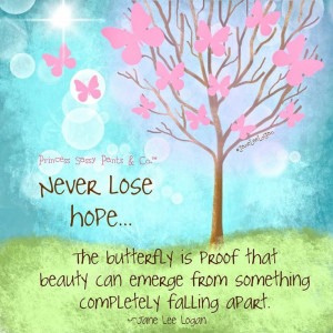 Never Lose Hope Butterfly Life Daily Quotes Sayings Picturesjpg