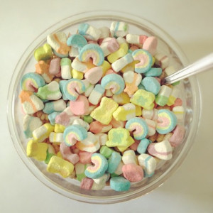 cute rainbow kawaii pink pastel food porn lucky charms marshmallow